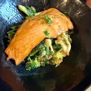 Miso Glaze Salmon Bowl